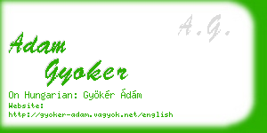 adam gyoker business card